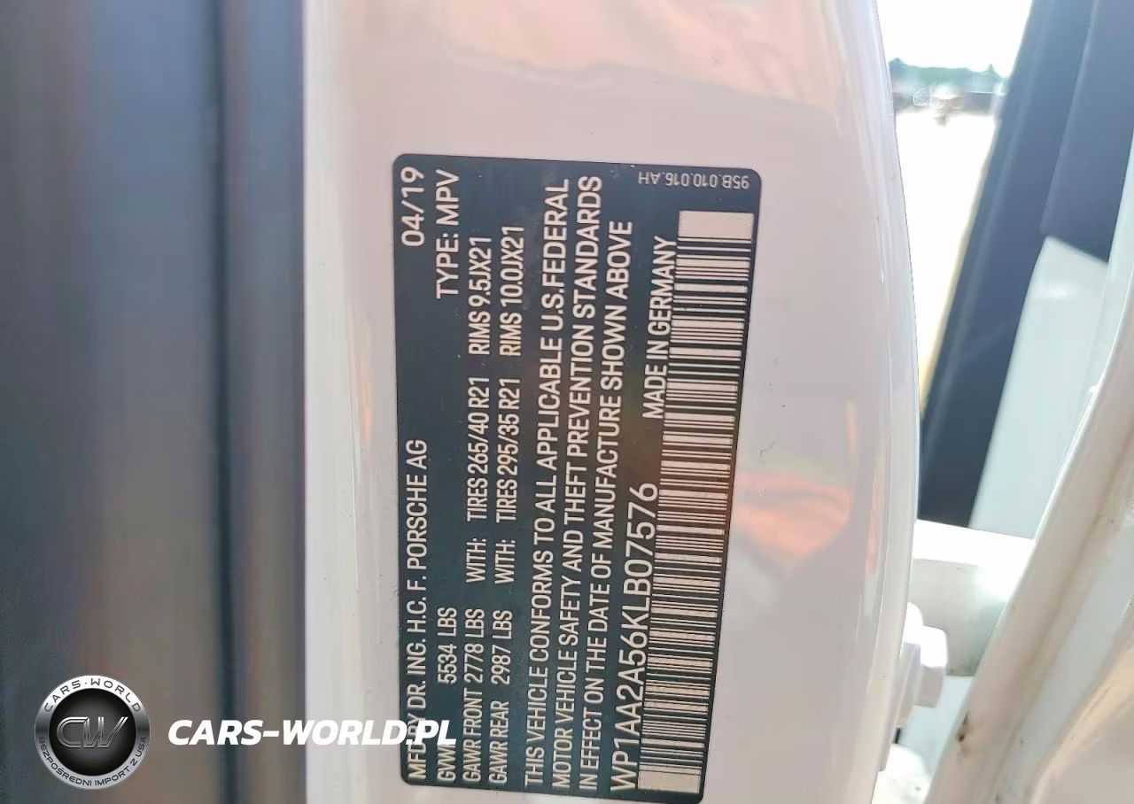 2019 Porsche Macan VIN:WP1AA2A56KLB07576 - 13