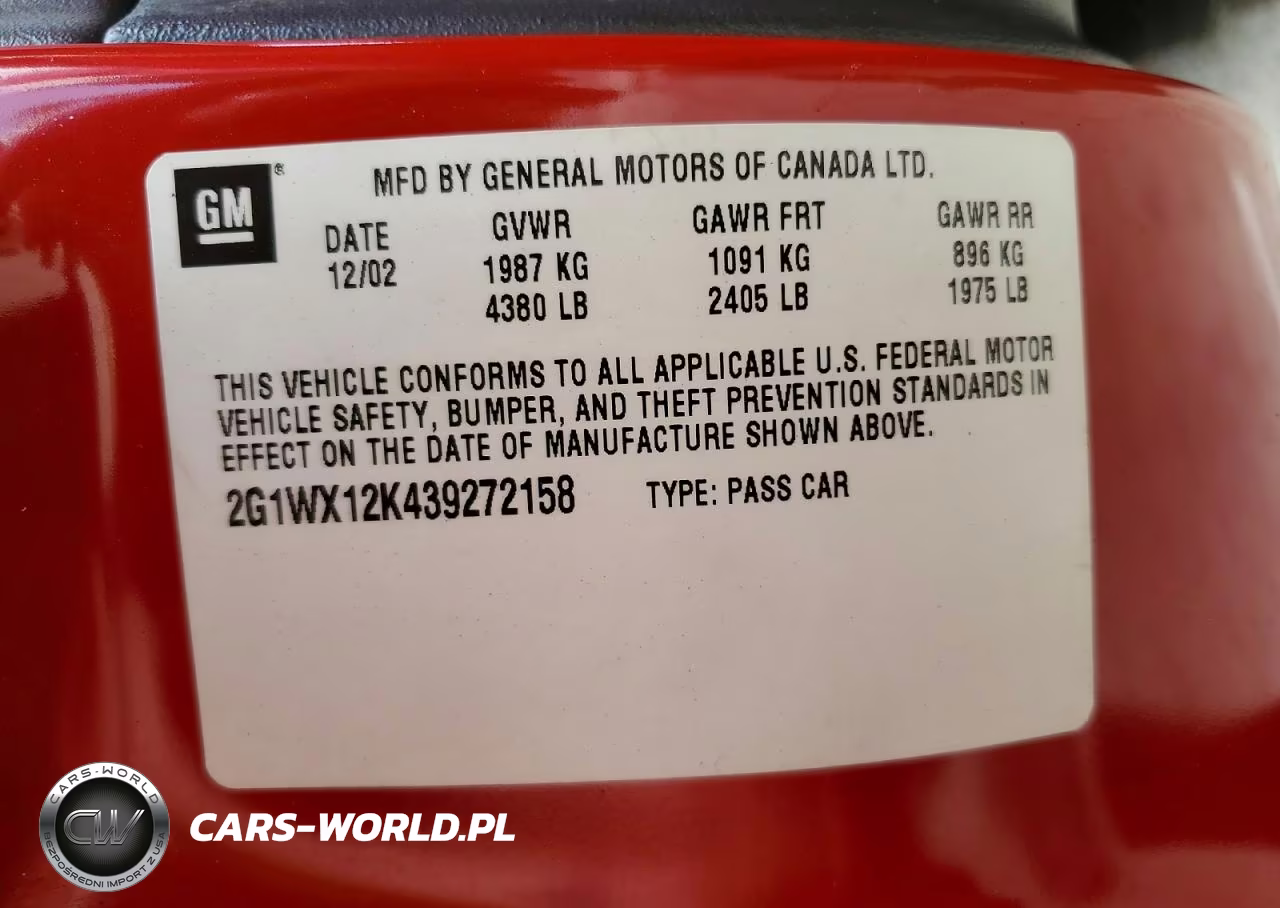 2003 Chevrolet Monte Carlo Ss VIN:2G1WX12K439272158 - 12