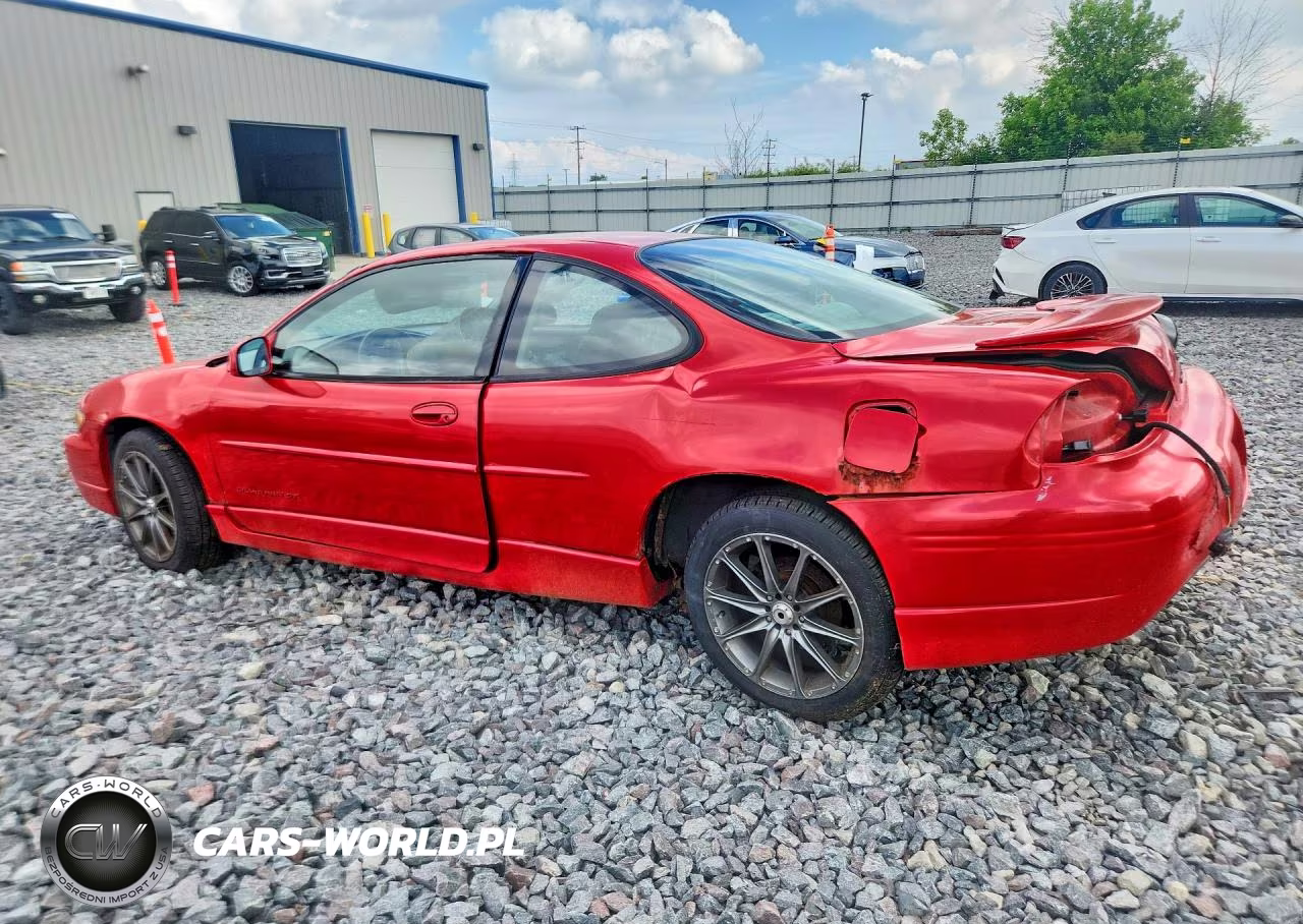 1999 Pontiac Grand Prix Gxp VIN:1G2WP12K8XF204289 - 2