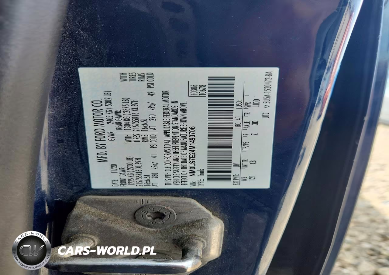 2021 Ford Transit Connect Xl VIN:NM0LS7E24M1493706 - 13