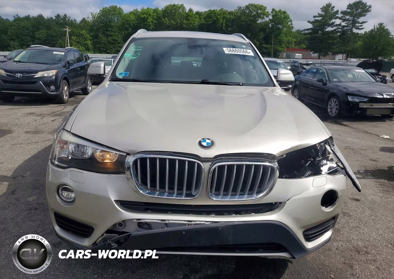 2016 BMW X3 xDrive28I VIN:5UXWX9C59G0D67220 - 5