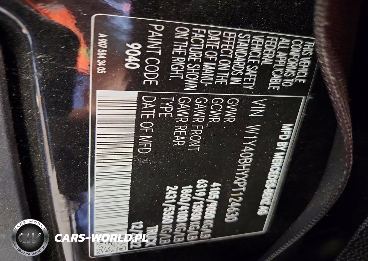 2023 Mercedes Benz Sprinter 2500 Delivery Van VIN:W1Y40BHYXPT124630 - 13