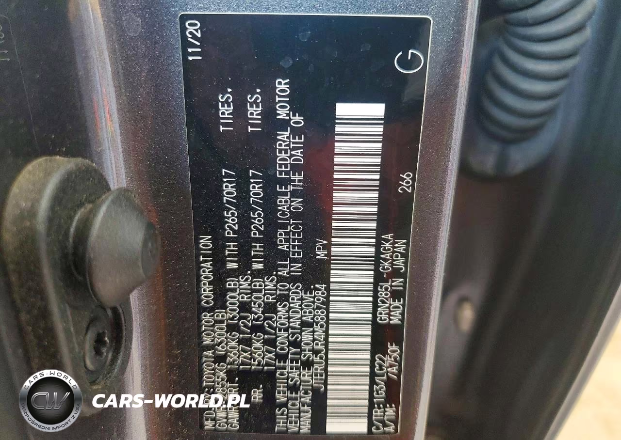 2021 Toyota 4Runner Trd Off-Road Premium VIN:JTERU5JR4M5887984 - 13