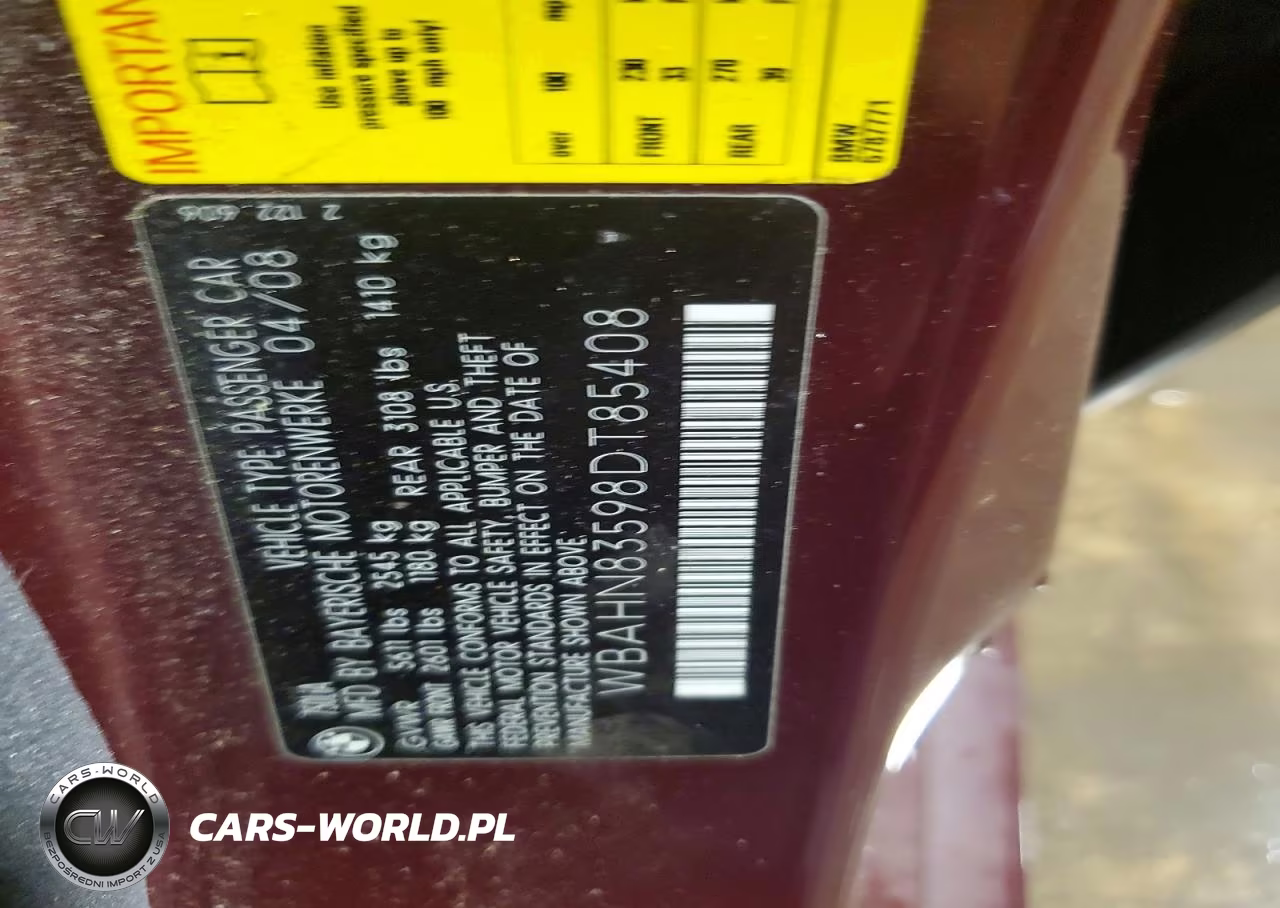 2008 BMW 750 Li VIN:WBAHN83598DT85408 - 12