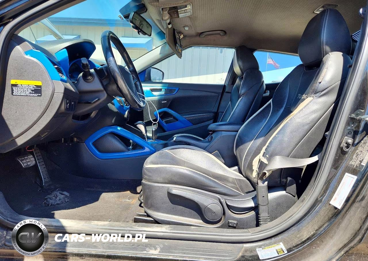2014 Hyundai Veloster Turbo VIN:KMHTC6AE9EU188644 - 7