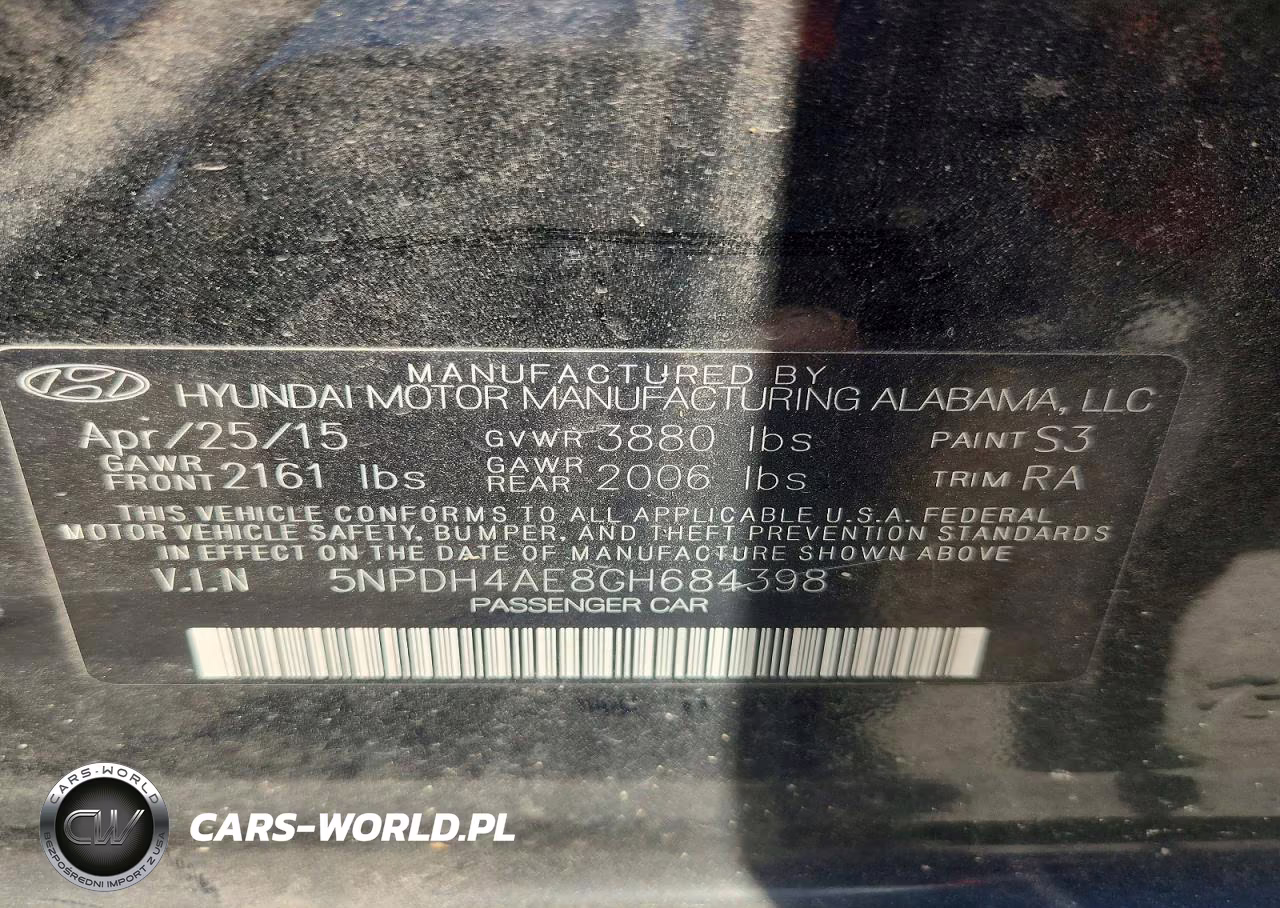 2016 Hyundai Elantra Se VIN:5NPDH4AE8GH684398 - 12