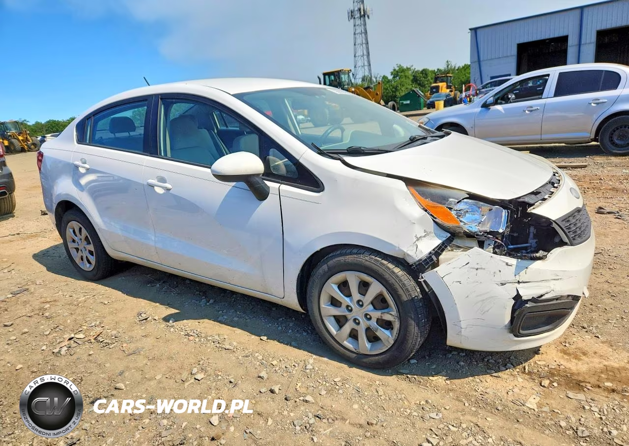 2013 Kia Rio Lx VIN:KNADM4A31D6229907 - 4