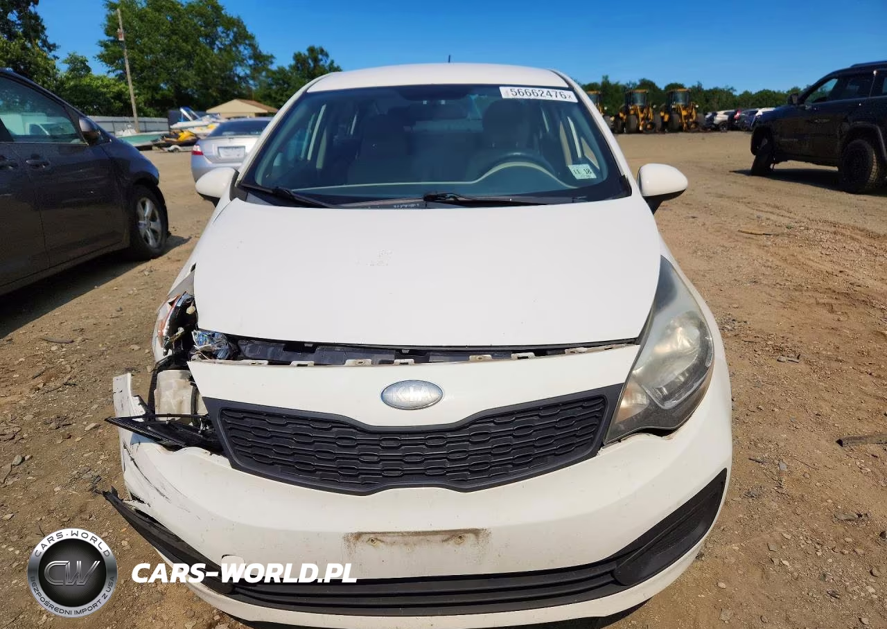 2013 Kia Rio Lx VIN:KNADM4A31D6229907 - 5