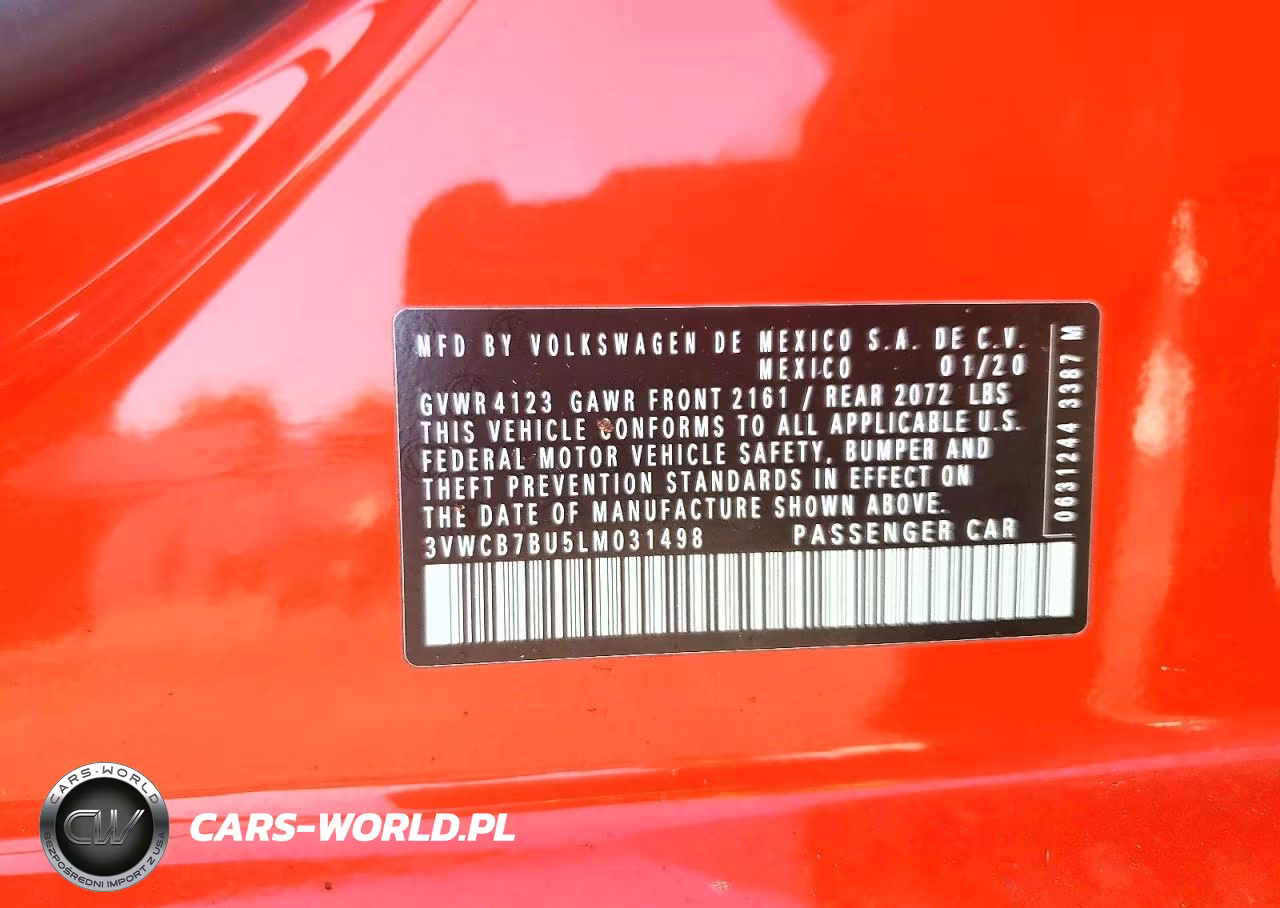 2020 Volkswagen Jetta S VIN:3VWCB7BU5LM031498 - 12