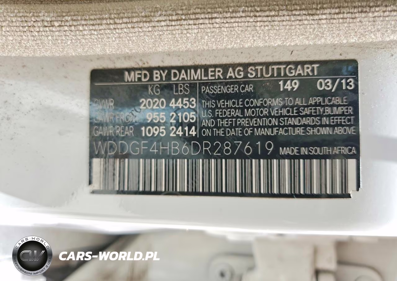 2013 Mercedes-Benz C 250 VIN:WDDGF4HB6DR287619 - 12