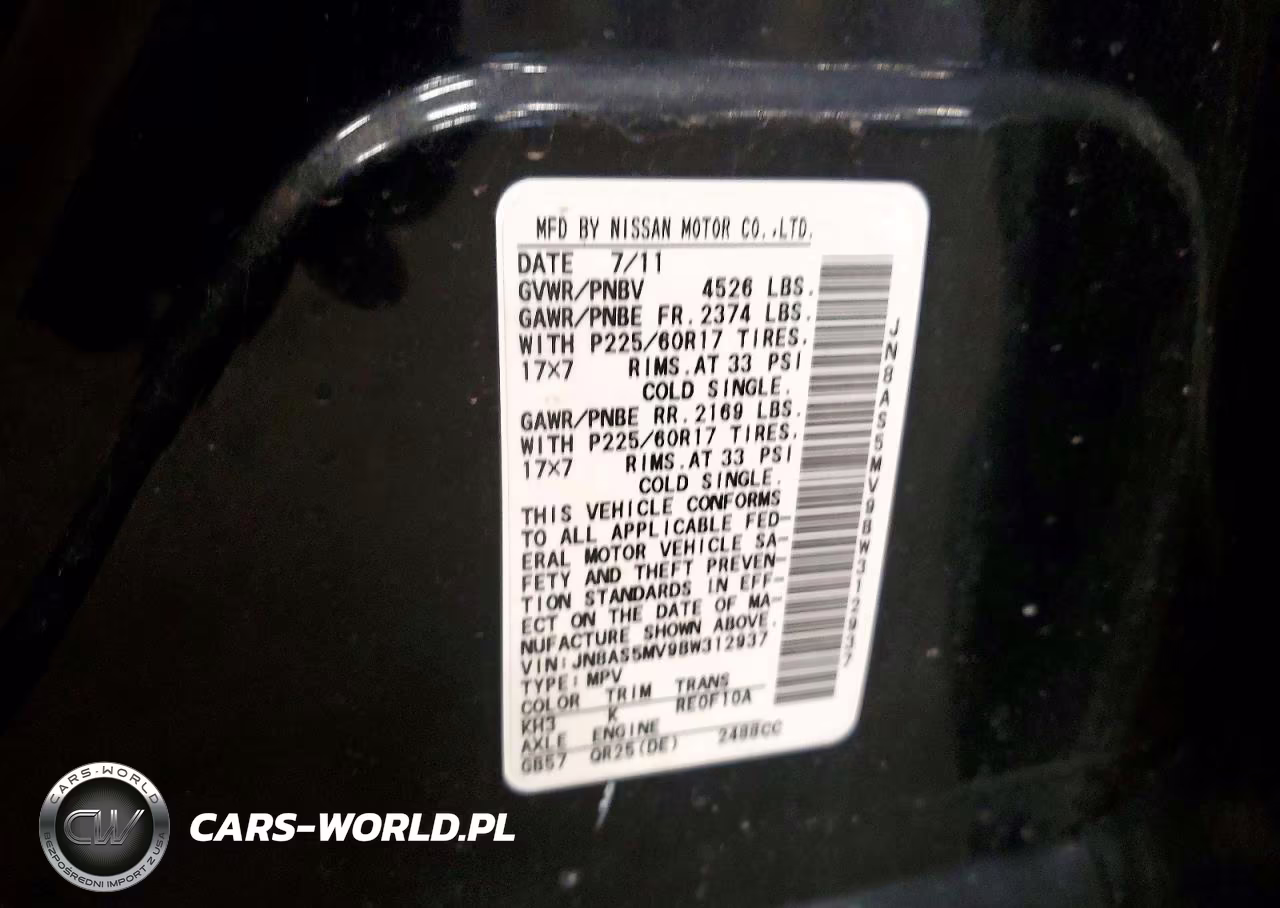 2011 Nissan Rogue Sv VIN:JN8AS5MV9BW312937 - 13