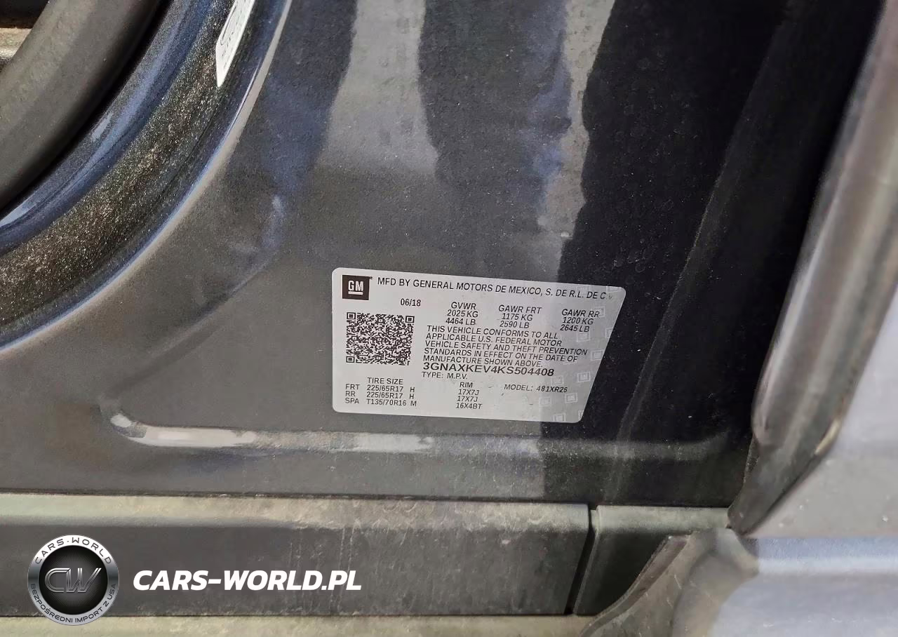 2019 Chevrolet Equinox Lt VIN:3GNAXKEV4KS504408 - 13