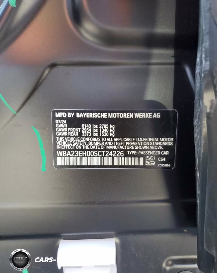 2025 BMW 740 I VIN:WBA23EH00SCT24226 - 14