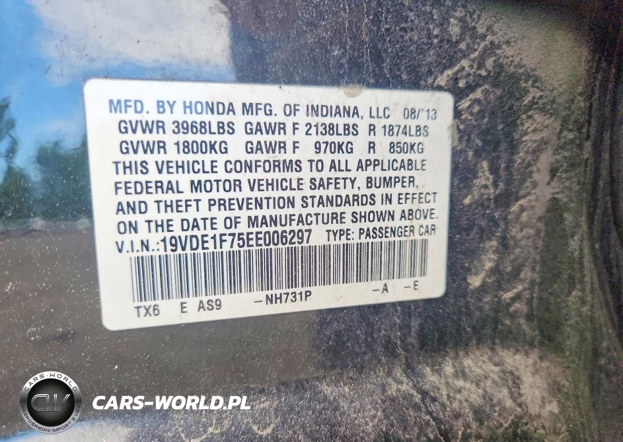 2014 Acura Ilx 20 Tech VIN:19VDE1F75EE006297 - 12