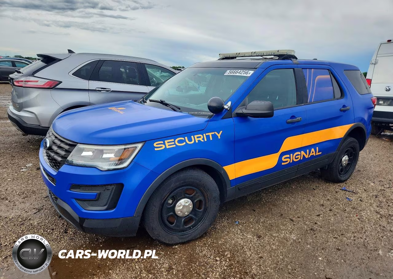 2017 Ford Explorer Police Interceptor VIN:1FM5K8AR4HGA36638 - 1