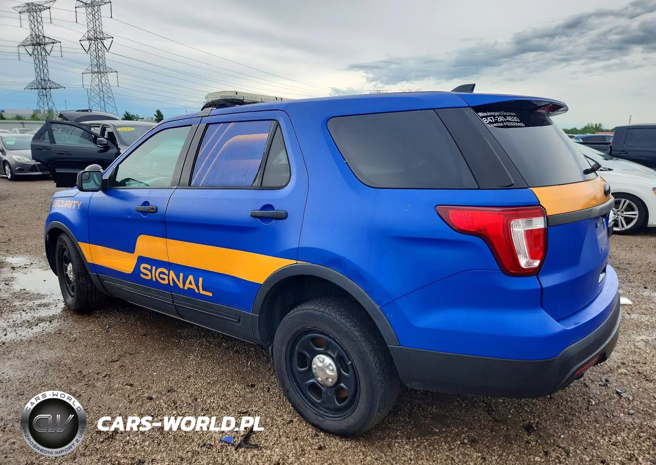 2017 Ford Explorer Police Interceptor VIN:1FM5K8AR4HGA36638 - 2