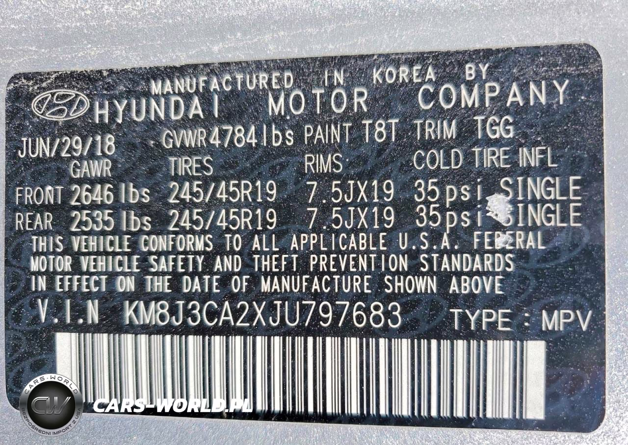 2018 Hyundai Tucson Value VIN:KM8J3CA2XJU797683 - 13