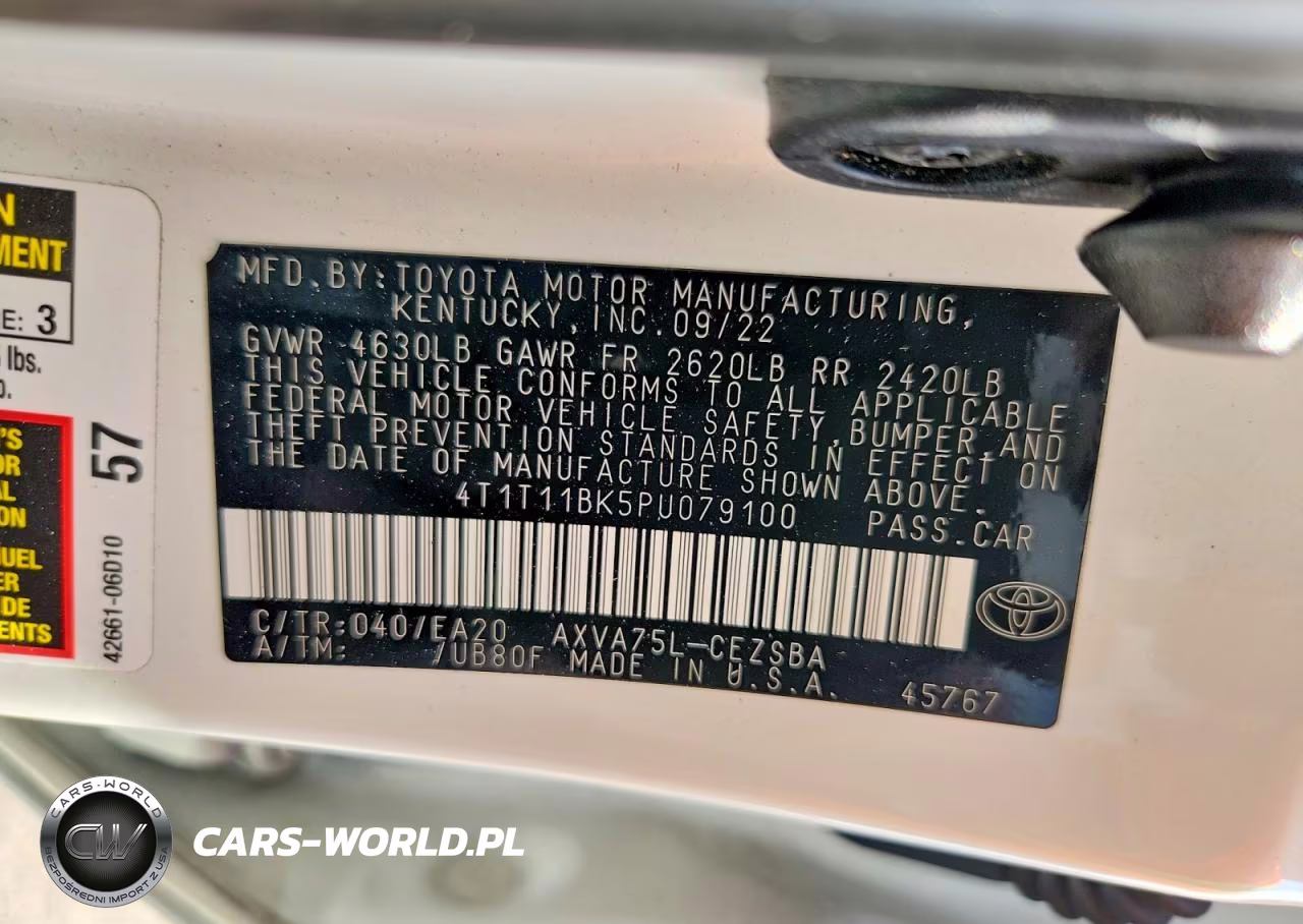 2023 Toyota Camry Se VIN:4T1T11BK5PU079100 - 13