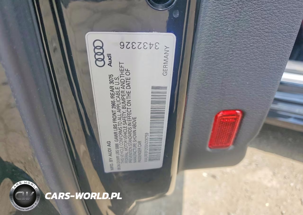 2025 Audi S7 Premium Plus VIN:WAURFBF25SN006759 - 12