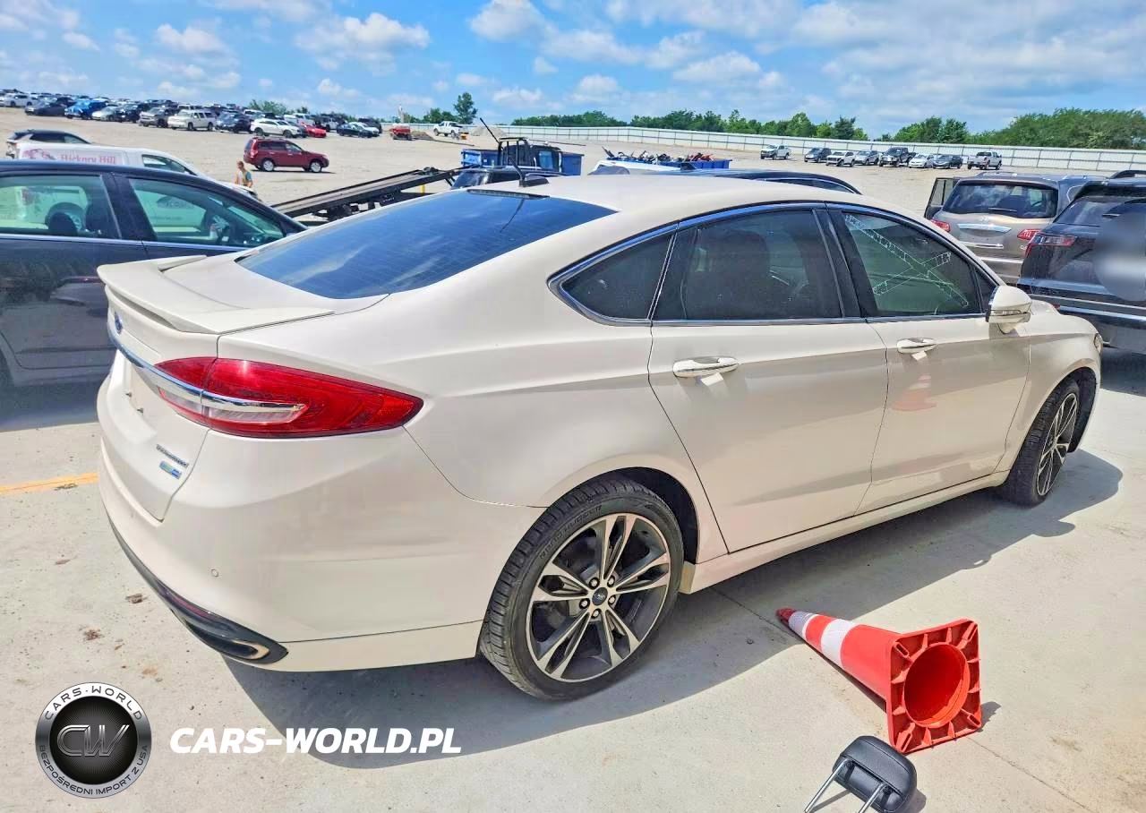 2017 Ford Fusion Titanium VIN:3FA6P0D96HR209145 - 3