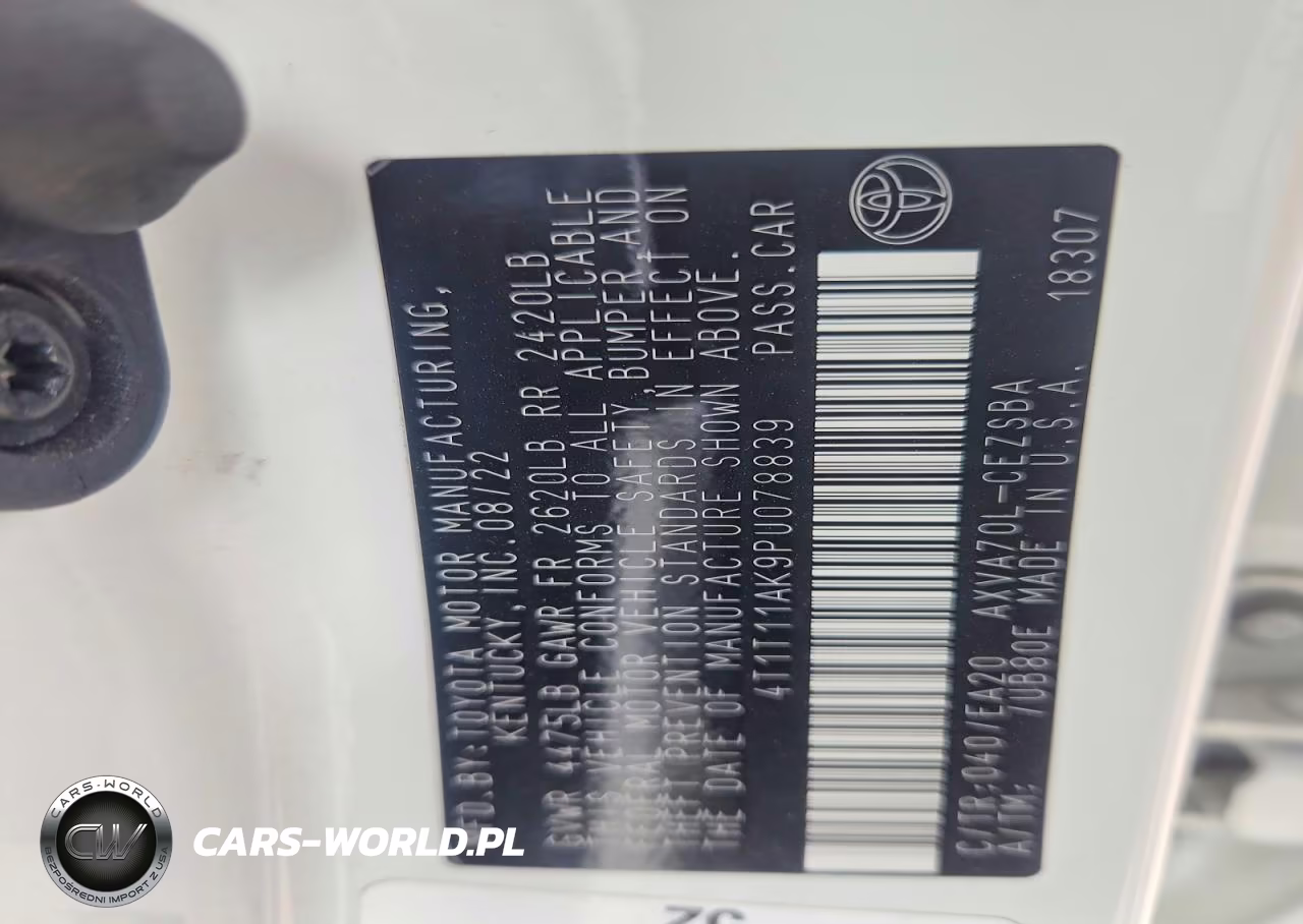 2023 Toyota Camry Se VIN:4T1T11AK9PU078839 - 12