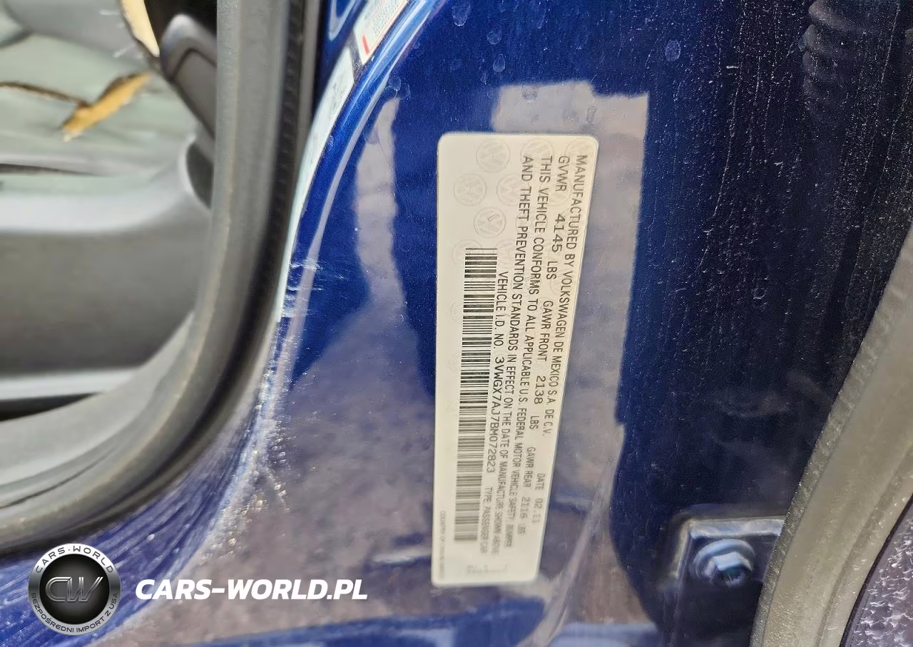 2011 Volkswagen Jetta Sel VIN:3VWGX7AJ7BM072823 - 12