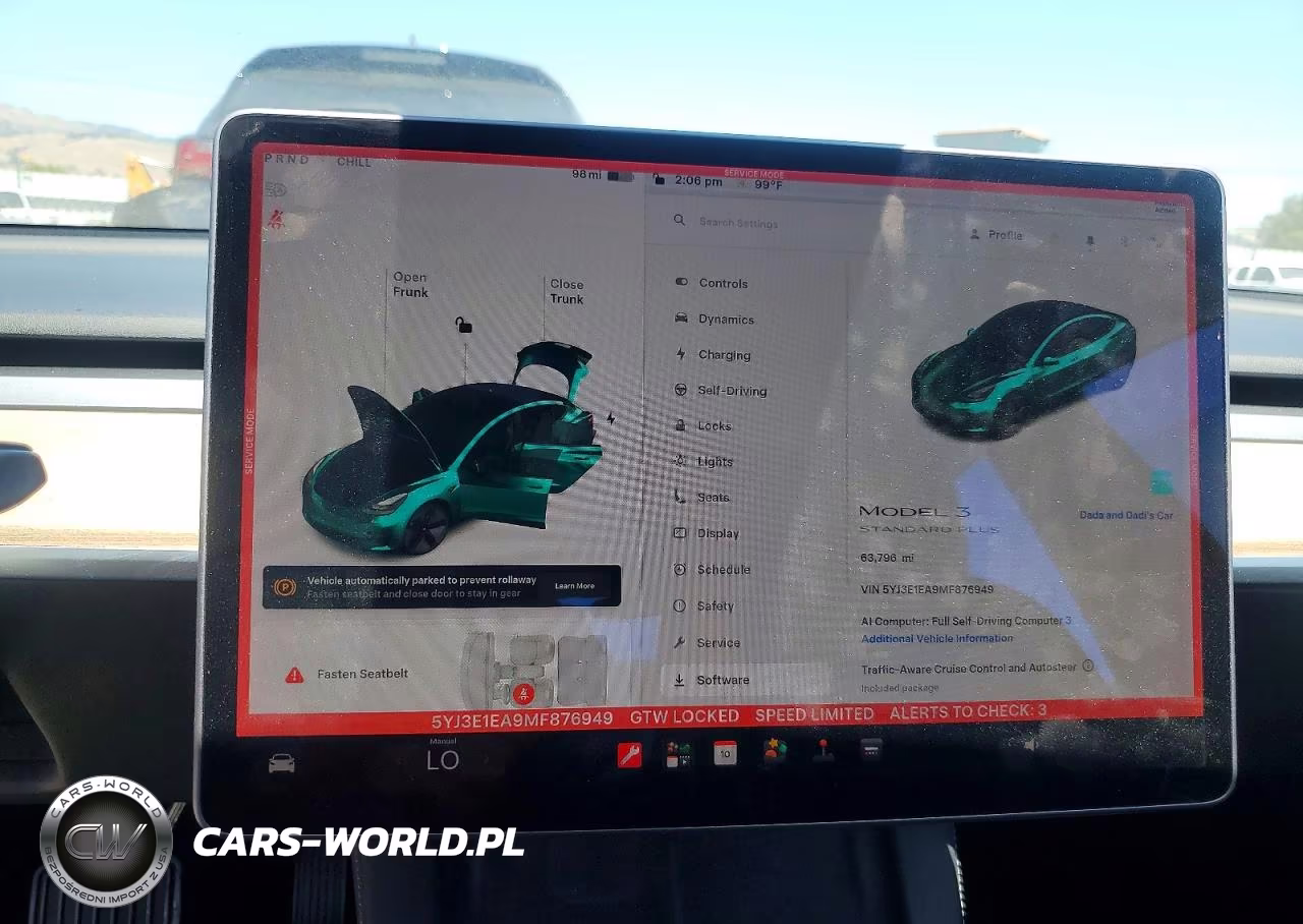 2021 Tesla Model 3 VIN:5YJ3E1EA9MF876949 - 9