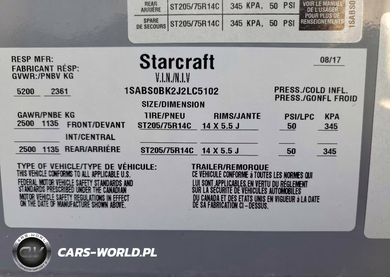 2018 Starcraft Launch Camper VIN:1SABS0BK2J2LC5102 - 10