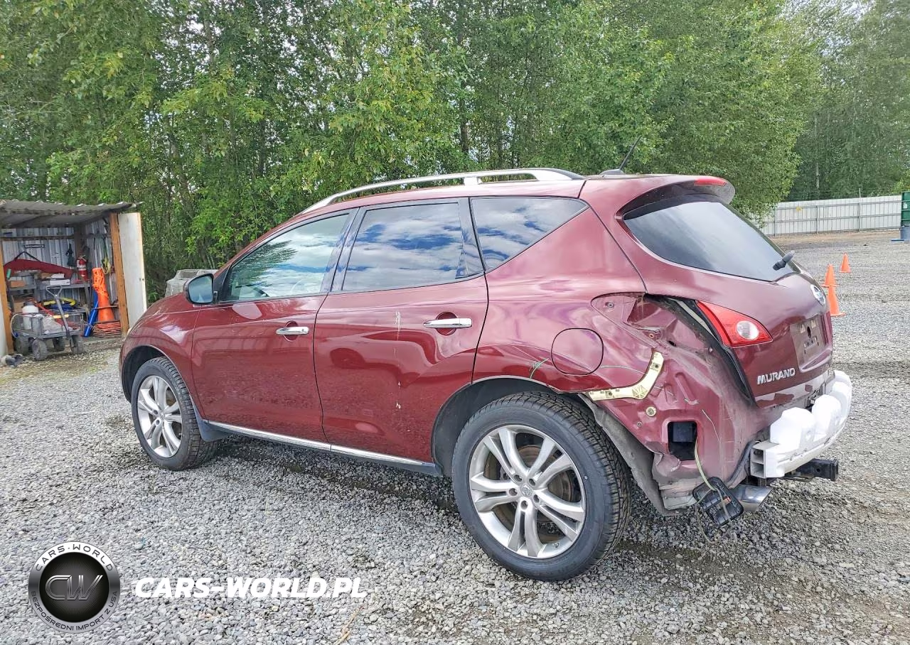 2009 Nissan Murano S VIN:JN8AZ18W59W160611 - 2
