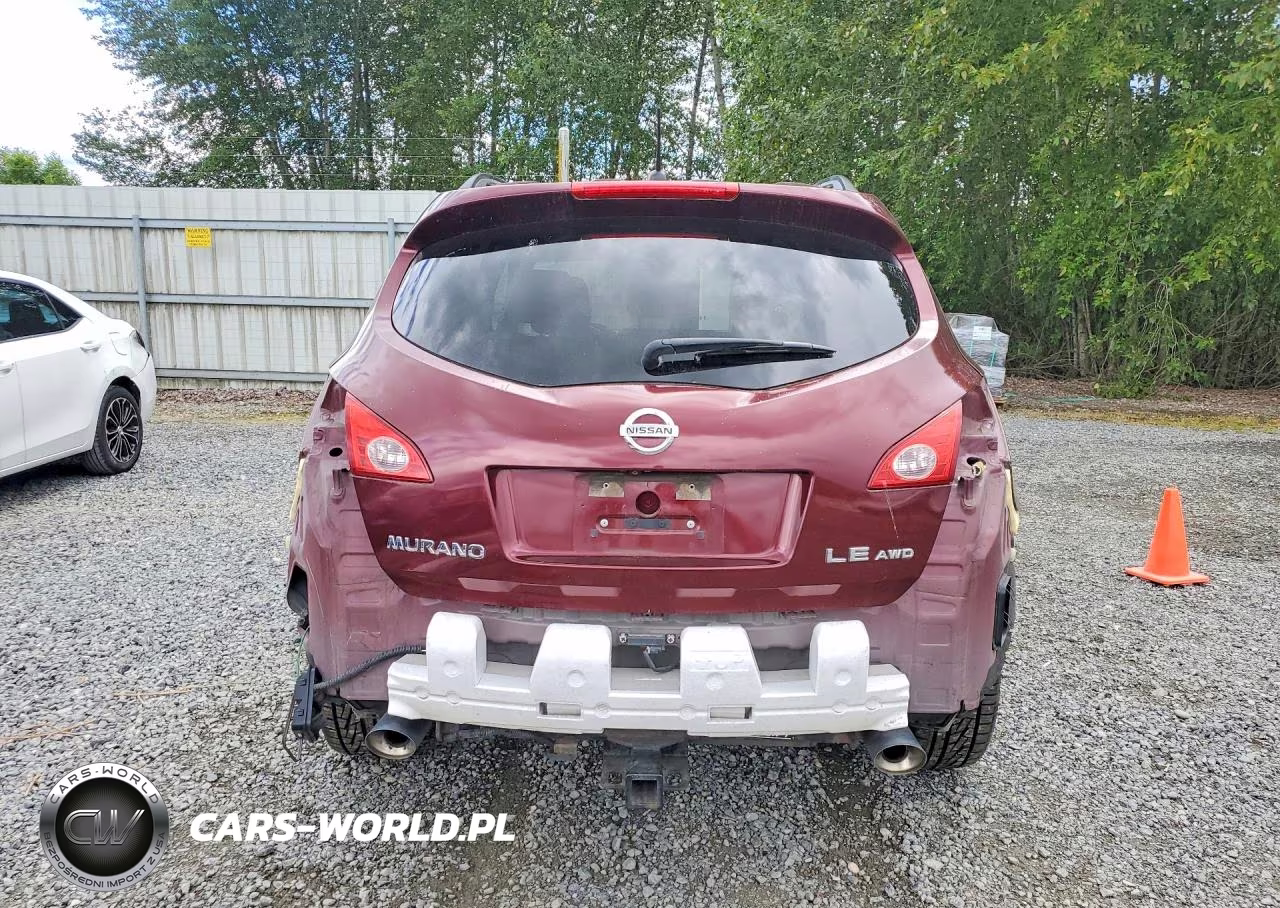 2009 Nissan Murano S VIN:JN8AZ18W59W160611 - 6