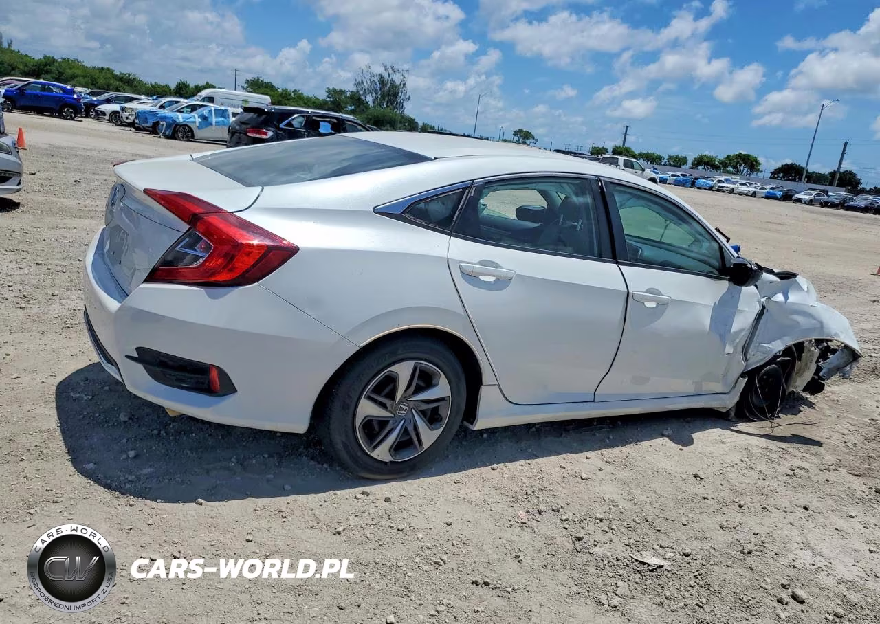 2019 Honda Civic Lx VIN:19XFC2F68KE036988 - 3