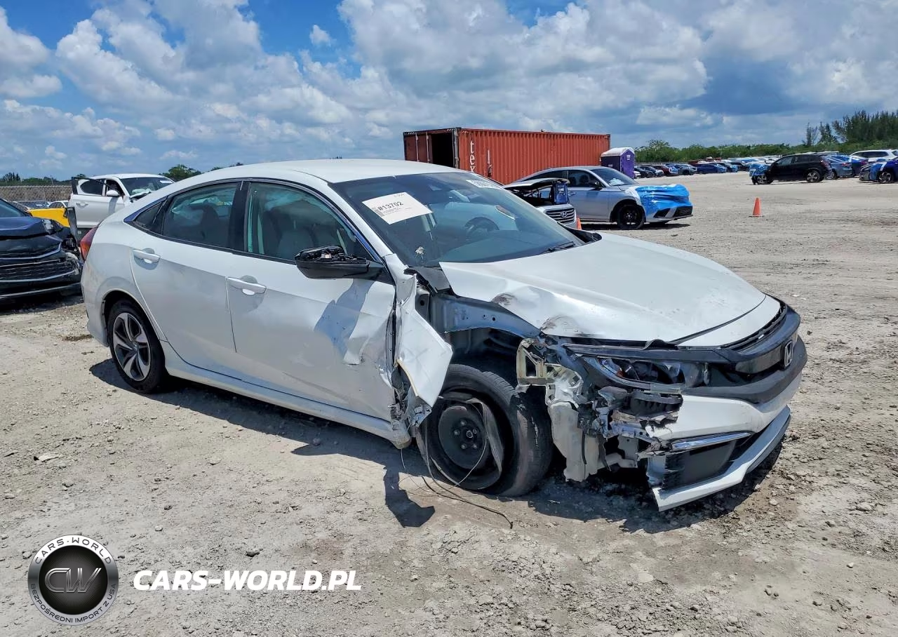 2019 Honda Civic Lx VIN:19XFC2F68KE036988 - 4
