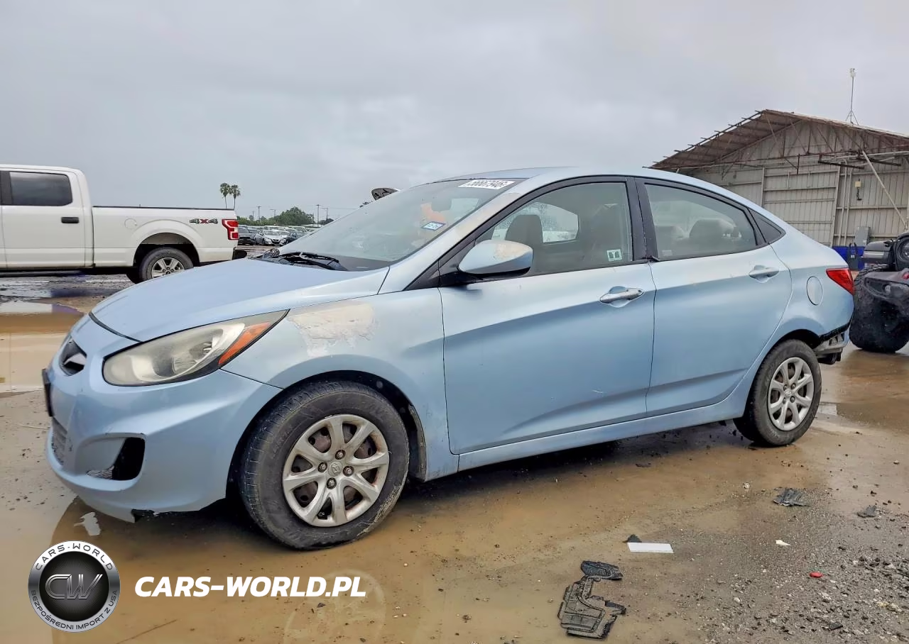 2013 Hyundai Accent Gls VIN:KMHCT4AE4DU389693 - 1