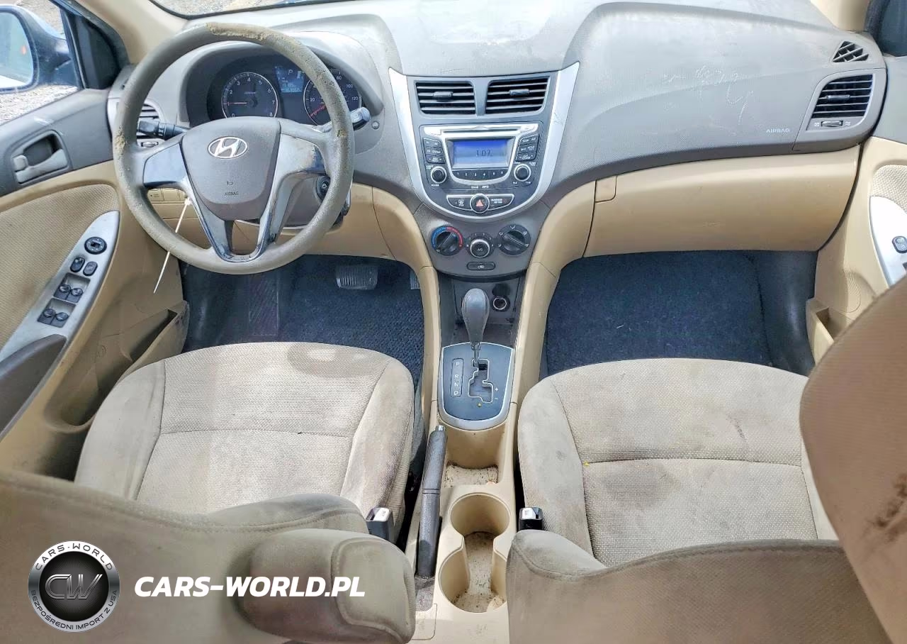 2013 Hyundai Accent Gls VIN:KMHCT4AE4DU389693 - 8