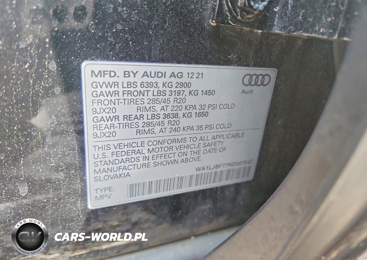 2022 Audi Q7 Premium Plus VIN:WA1LJBF77ND007547 - 14