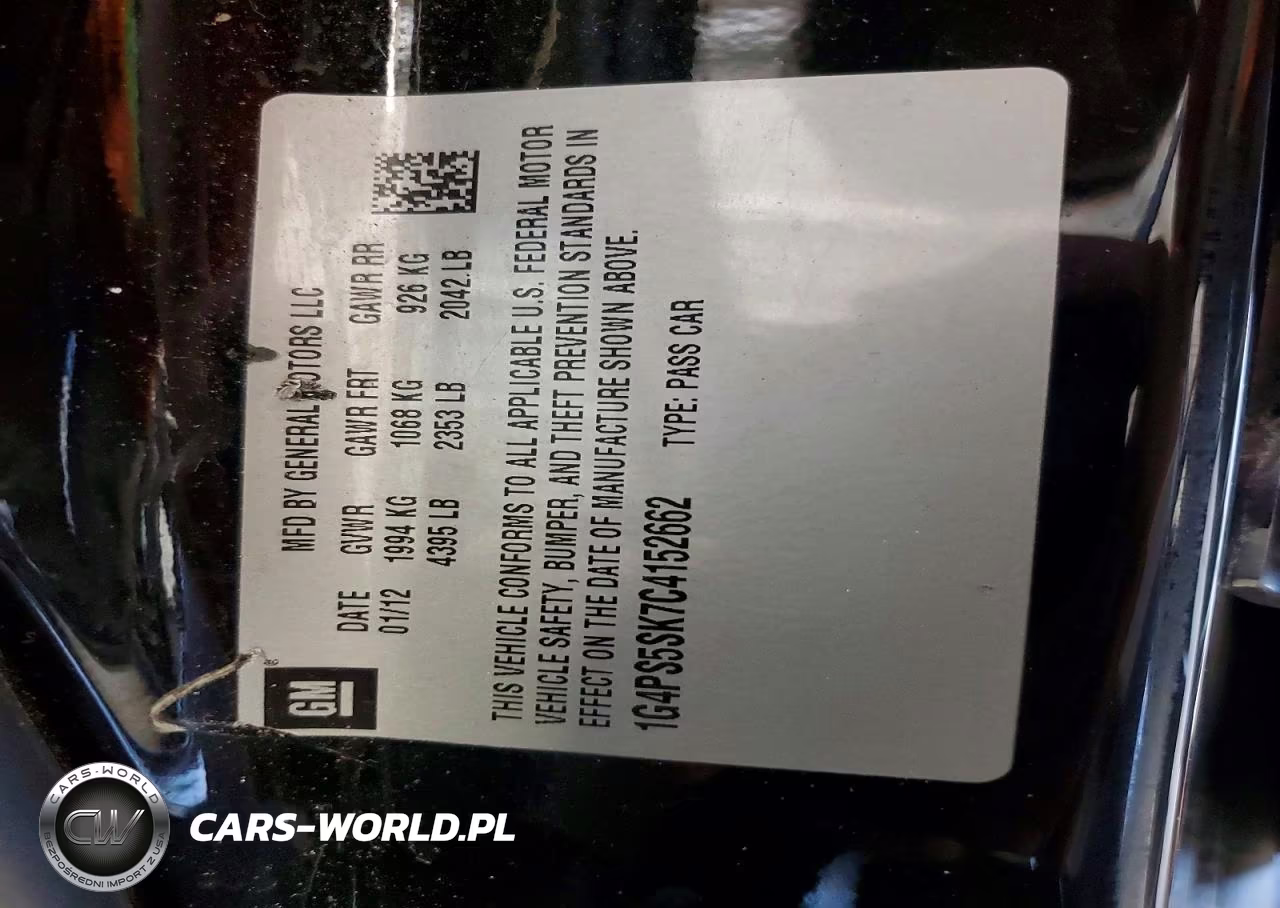 2012 Buick Verano VIN:1G4PS5SK7C4152662 - 12