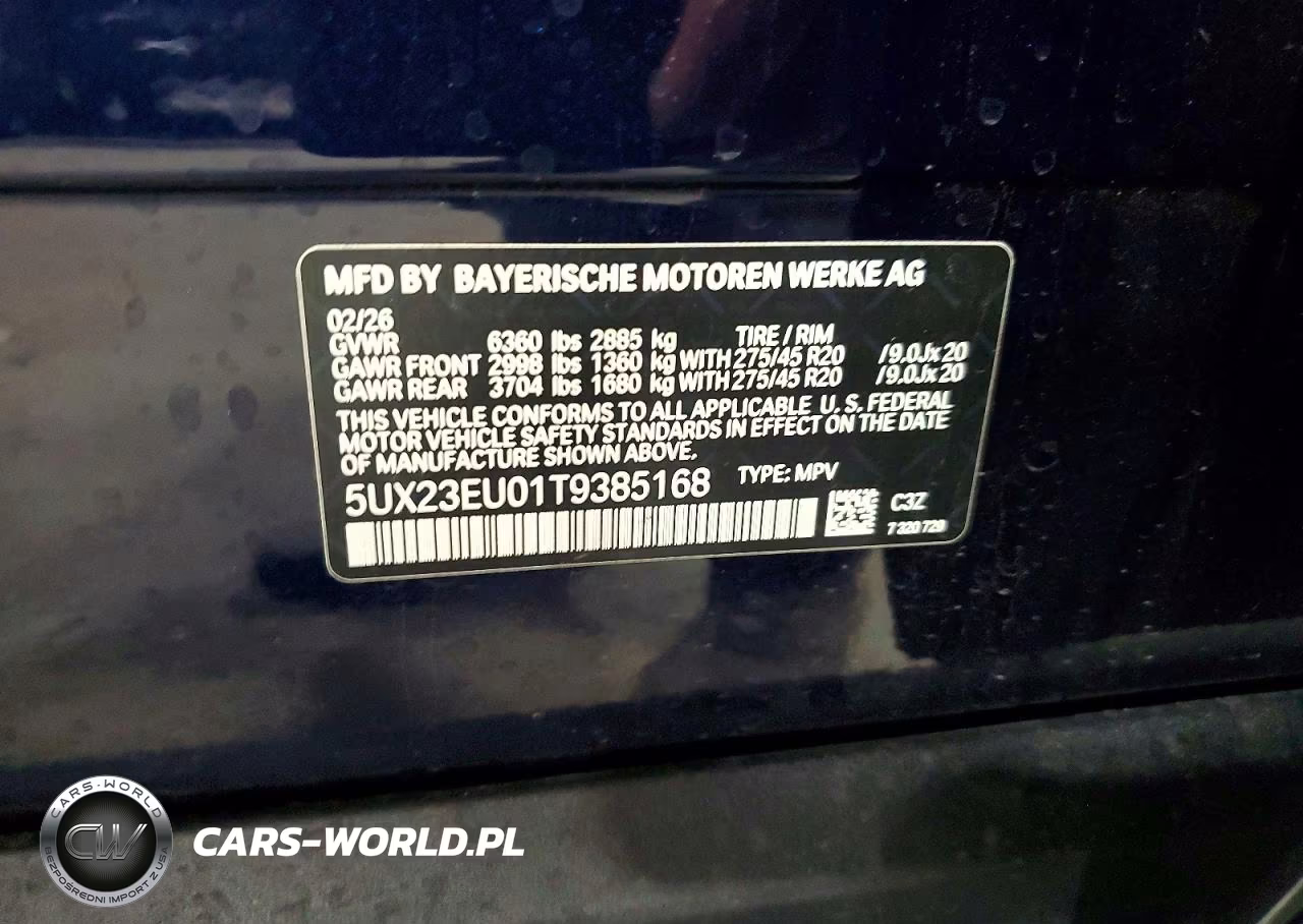 2026 BMW X5 xDrive40I VIN:5UX23EU01T9385168 - 14