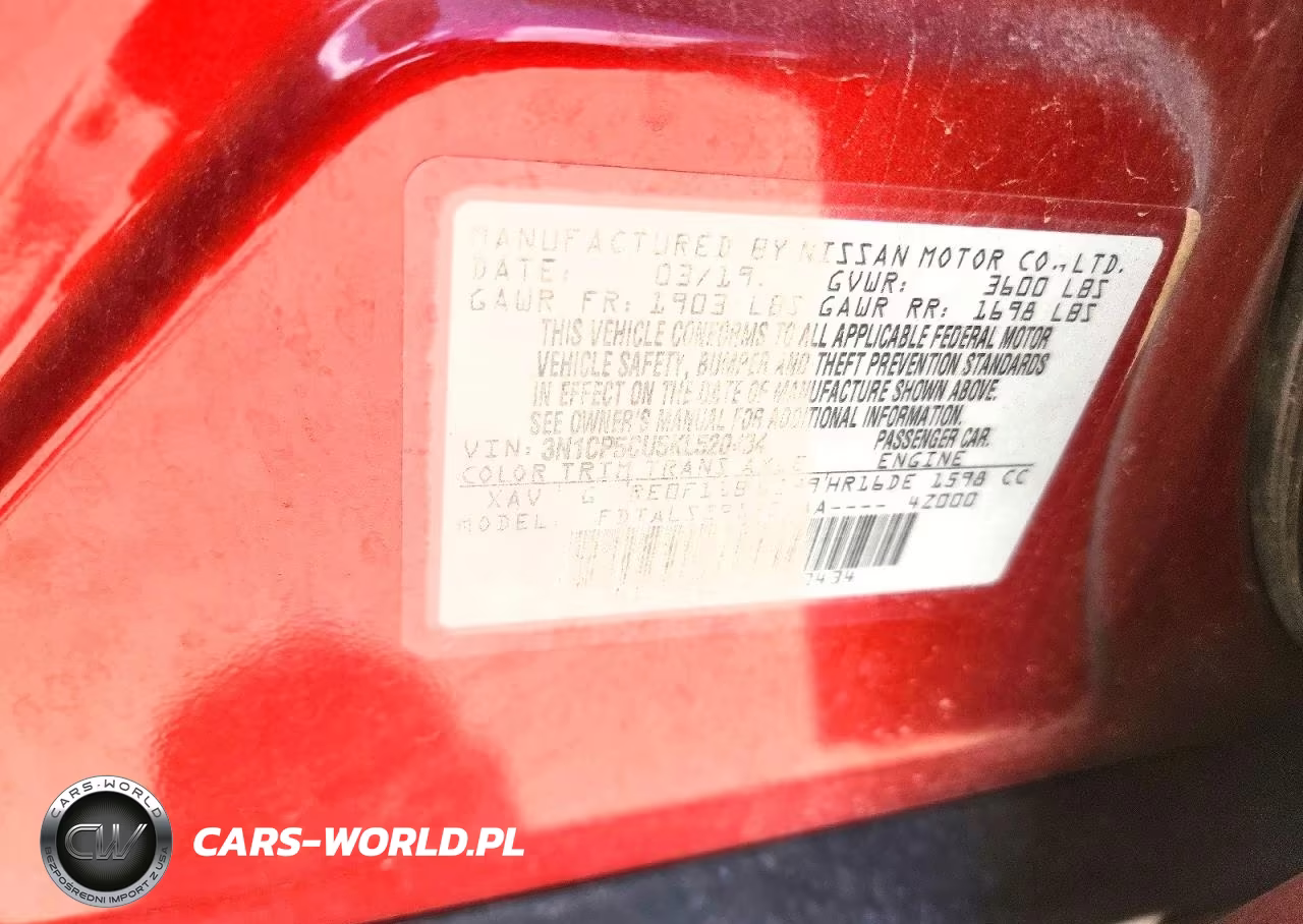 2019 Nissan Kicks Sv VIN:3N1CP5CU5KL520434 - 13