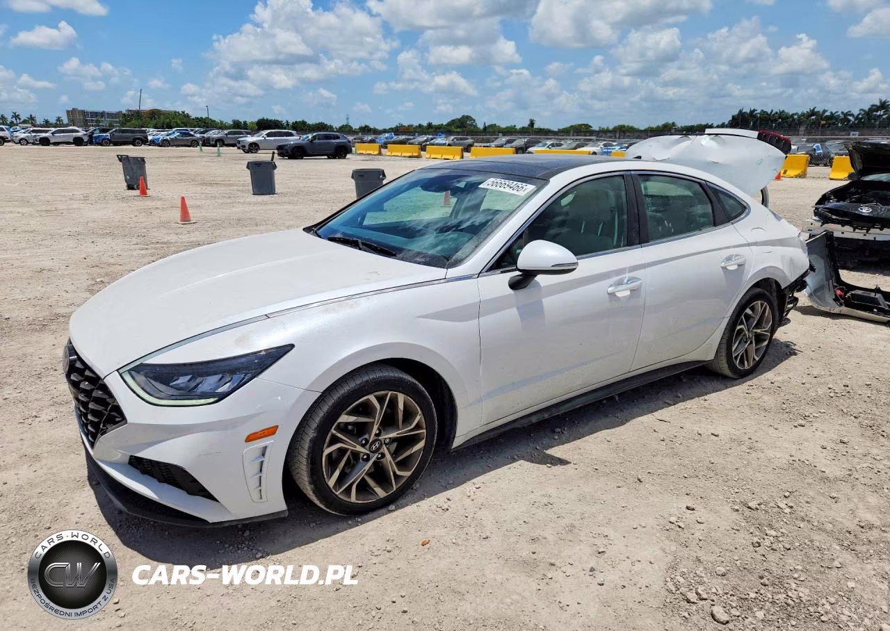 2021 Hyundai Sonata Sel VIN:KMHL14JA4MA153100 - 1