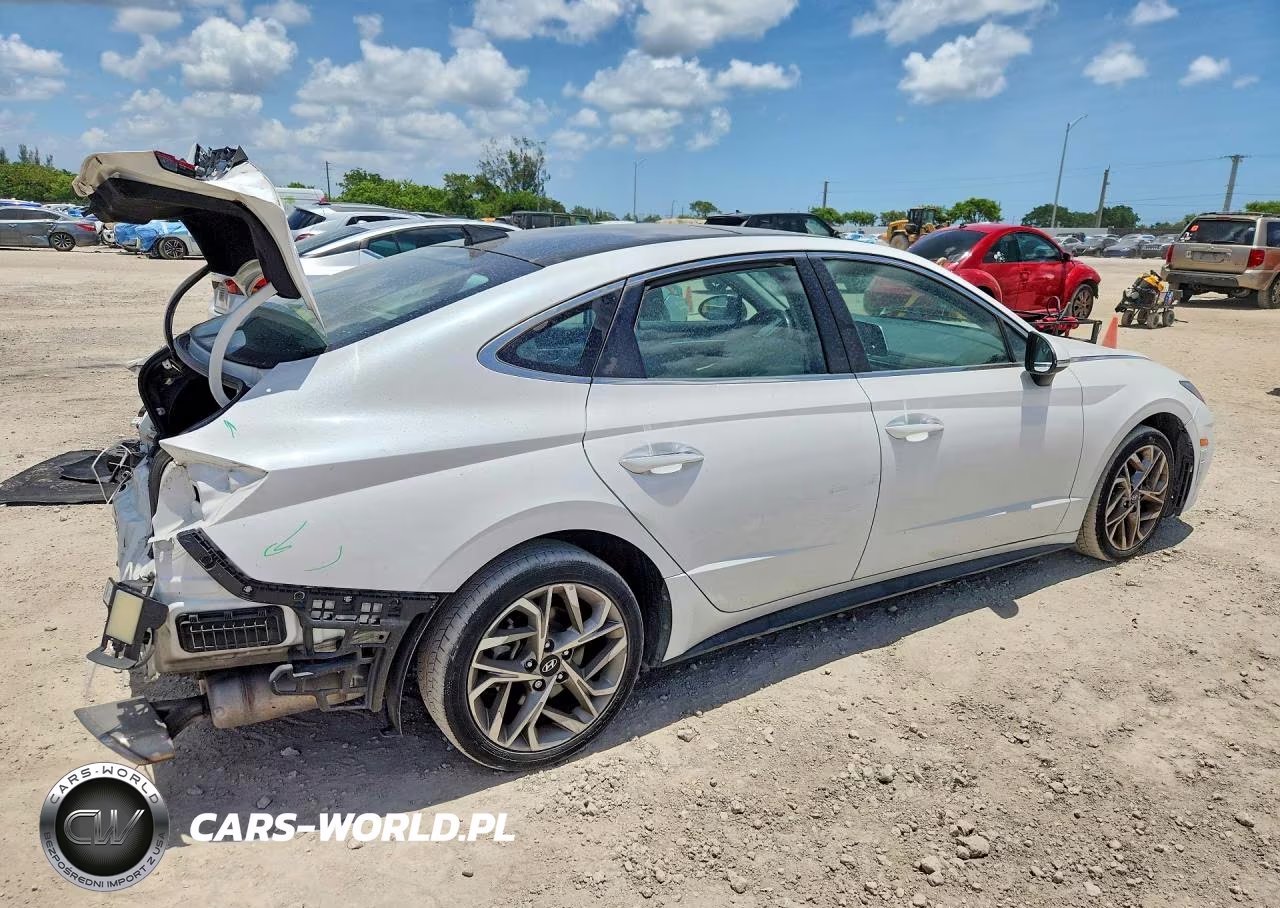 2021 Hyundai Sonata Sel VIN:KMHL14JA4MA153100 - 3
