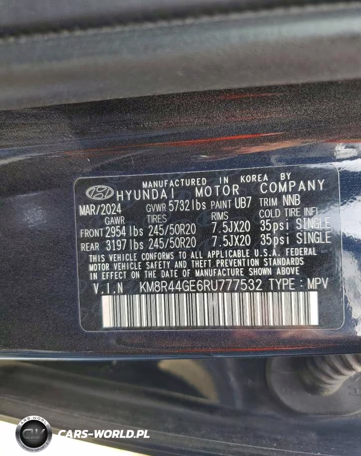 2024 Hyundai Palisade Sel Premium VIN:KM8R44GE6RU777532 - 13