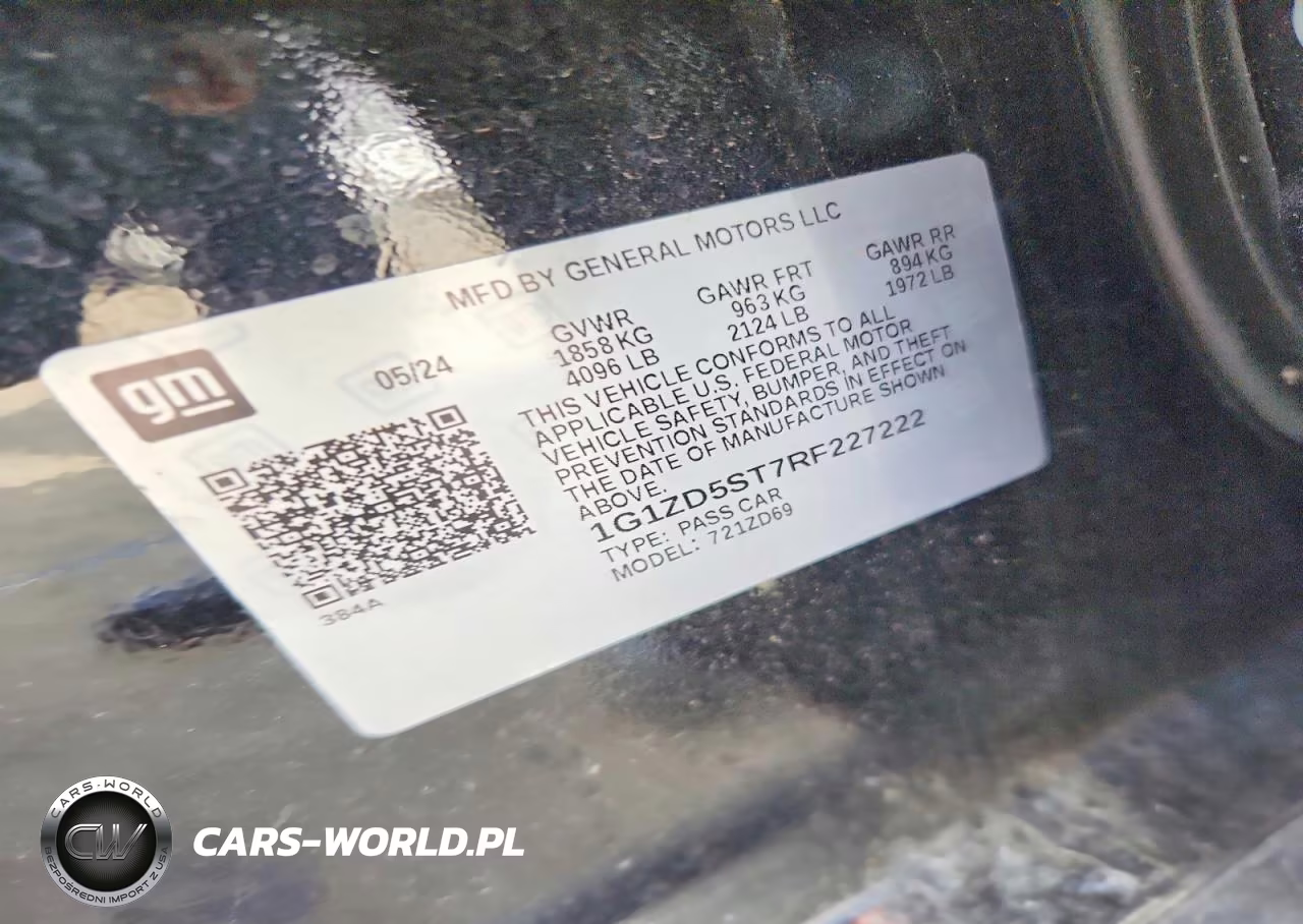 2024 Chevrolet Malibu Lt VIN:1G1ZD5ST7RF227222 - 13