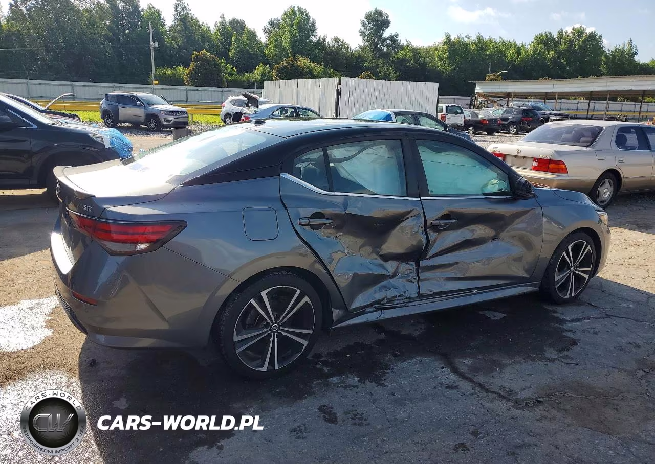2021 Nissan Sentra Sr VIN:3N1AB8DV2MY266458 - 3