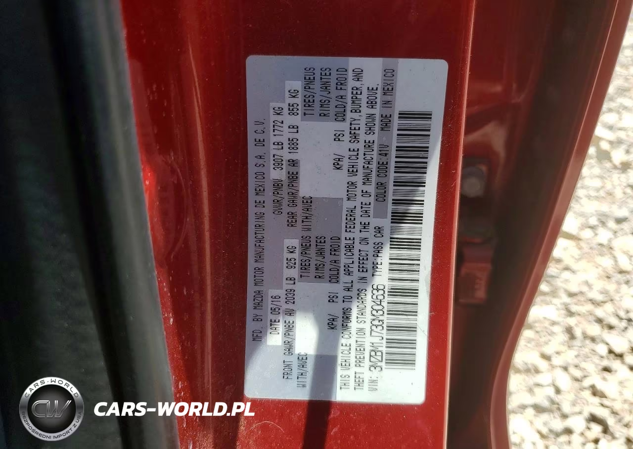 2016 Mazda 3 Sport VIN:3MZBM1J73GM304636 - 12