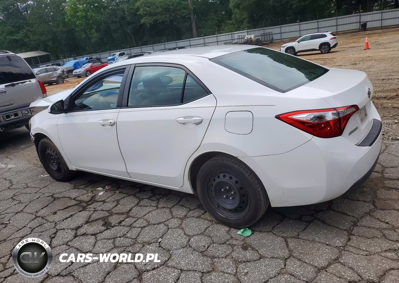 2016 Toyota Corolla Le VIN:2T1BURHE8GC626509 - 2