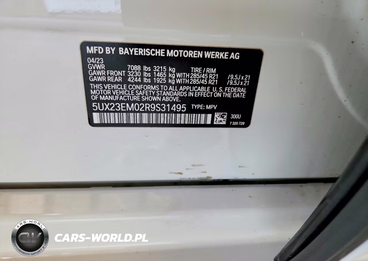 2024 BMW X7 xDrive40I VIN:5UX23EM02R9S31495 - 13
