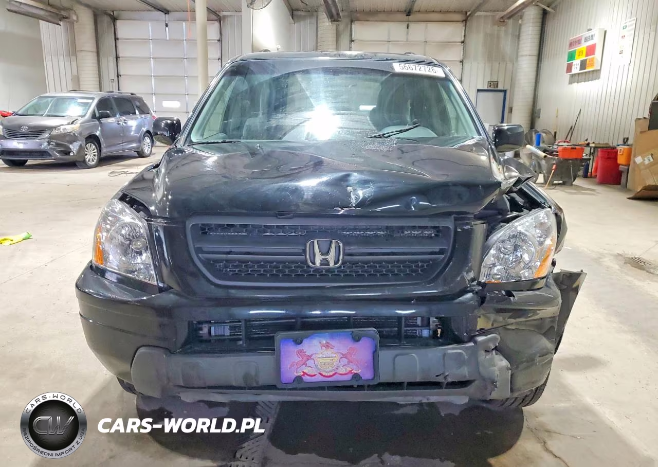 2005 Honda Pilot Ex VIN:5FNYF18405B056043 - 5