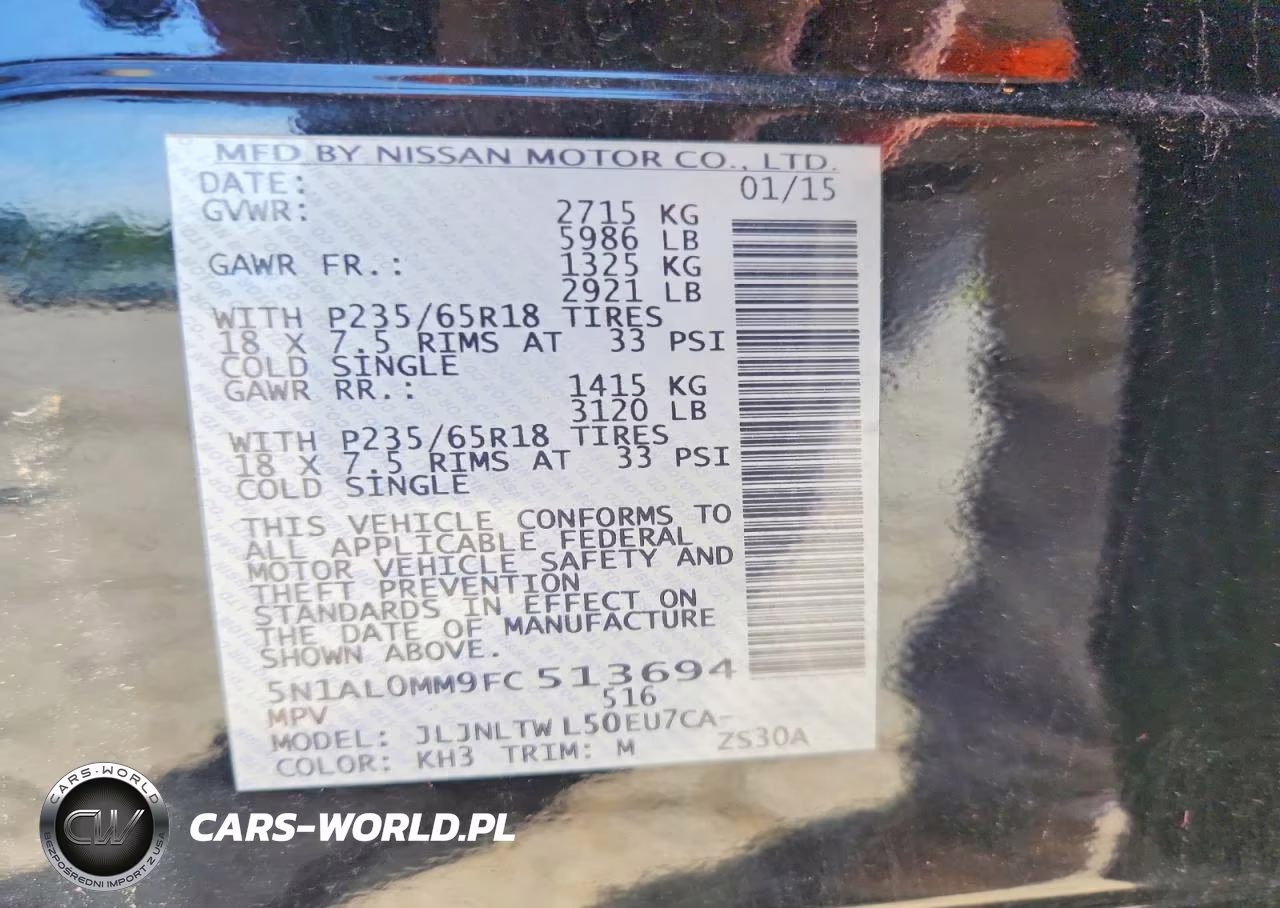 2015 Infiniti Qx60 Base VIN:5N1AL0MM9FC513694 - 13