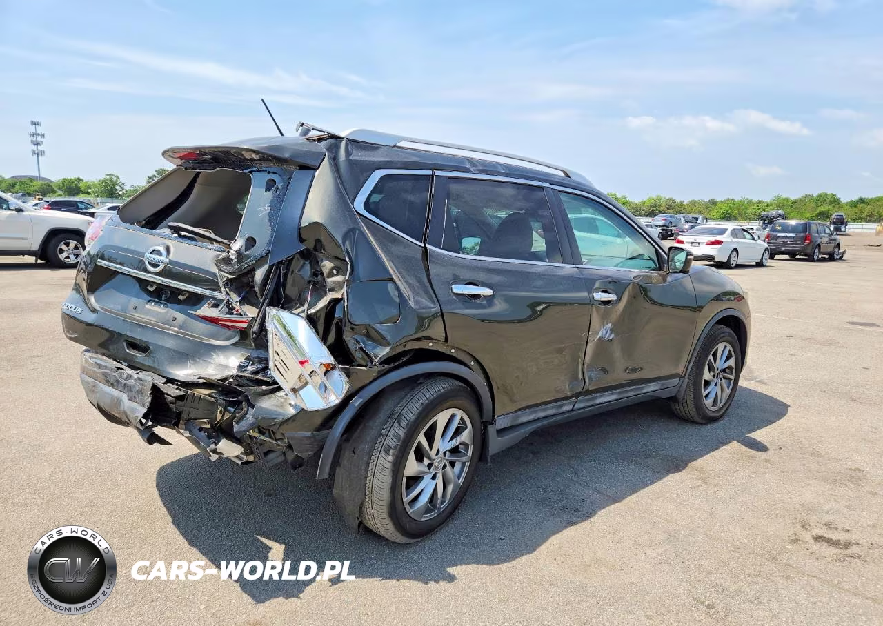 2015 Nissan Rogue Sl VIN:5N1AT2MVXFC905779 - 3