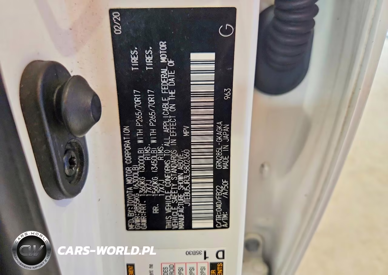 2020 Toyota 4Runner Sr5 VIN:JTEBU5JR3L5802360 - 13